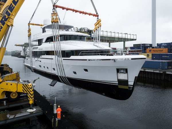 Sixth 36m Moonen Martinique motor yacht Moonshine launched