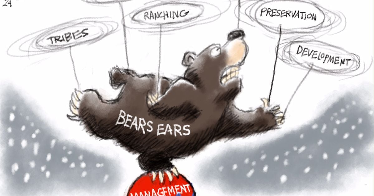Bagley Cartoon: Bears Ears