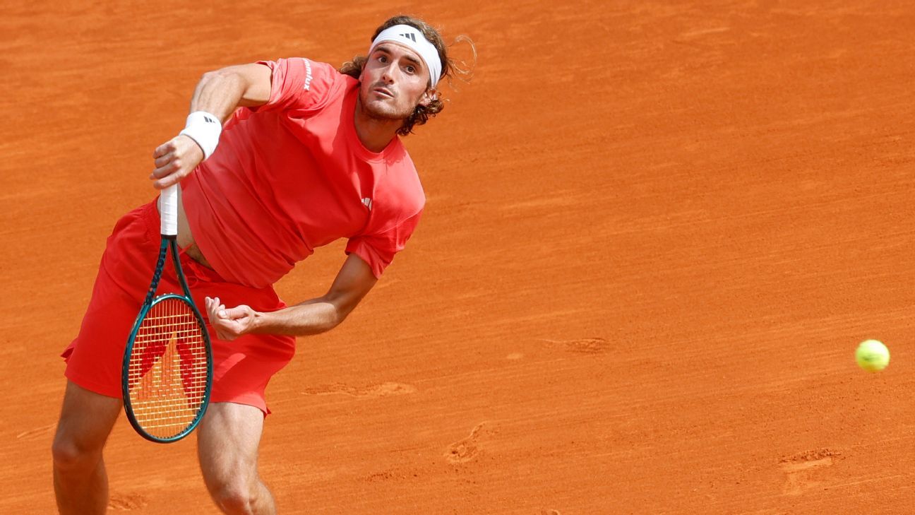 2-time champ Tsitsipas moves on in Monte Carlo