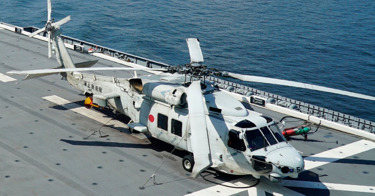 2 Japanese Navy Helicopters Crash In the Pacific Ocean: One Dead and Seven Missing
