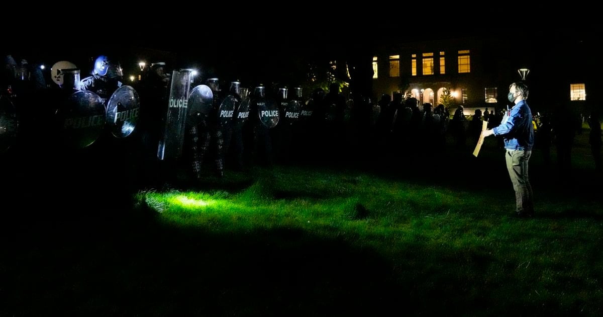How the University of Utah protests and police response unfolded, as seen through photos and video