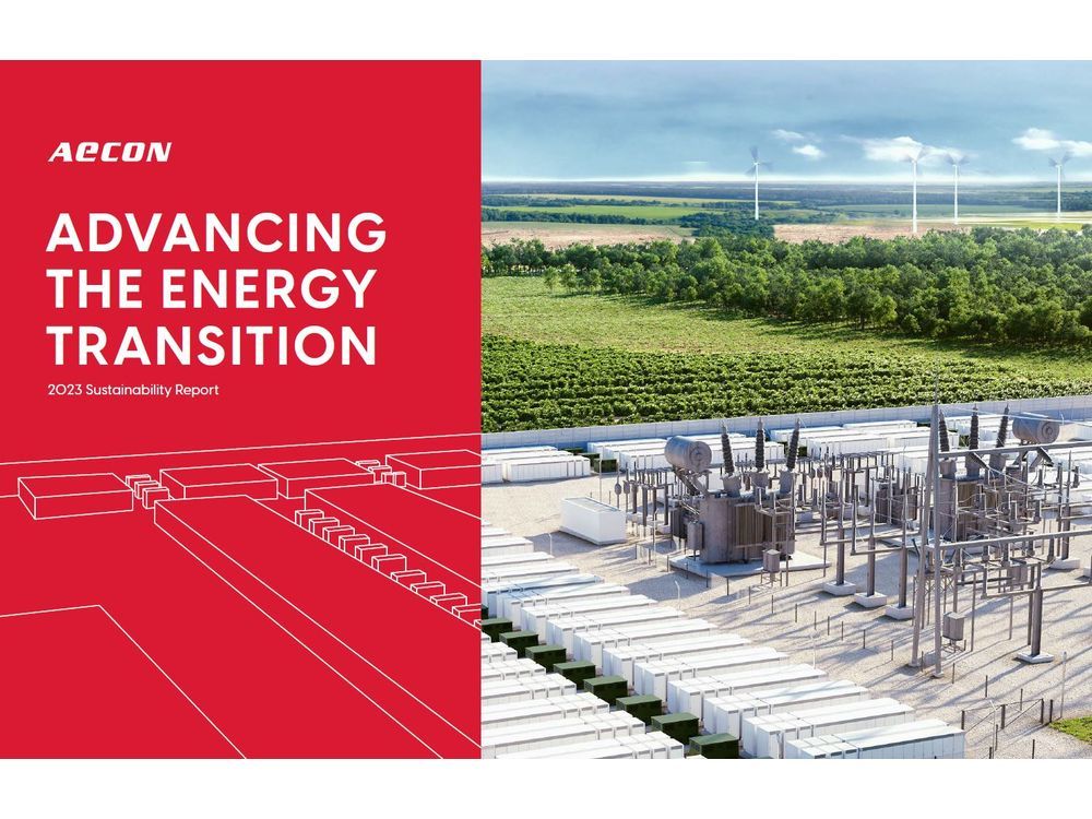 Aecon releases 2023 Sustainability Report highlighting its progress and role in Advancing the Energy Transition