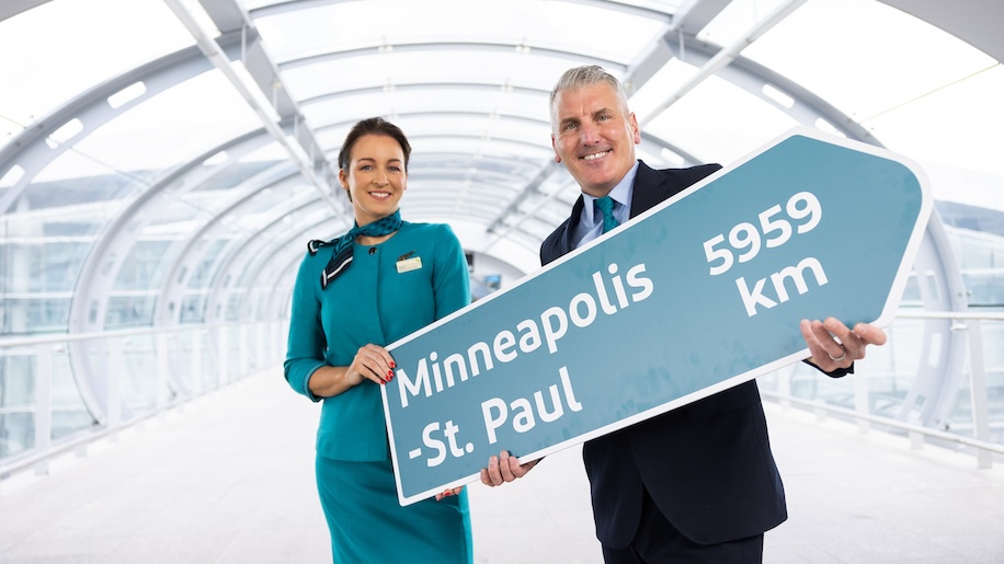 Aer Lingus returns to Minneapolis-St Paul