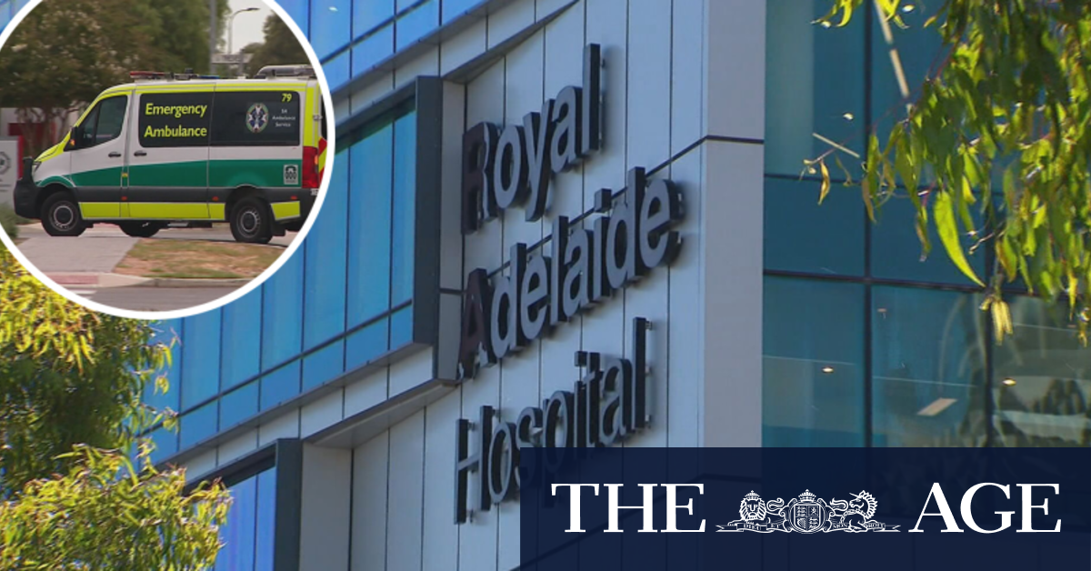 Ambulance ramping hits record highs at two Adelaide hospitals