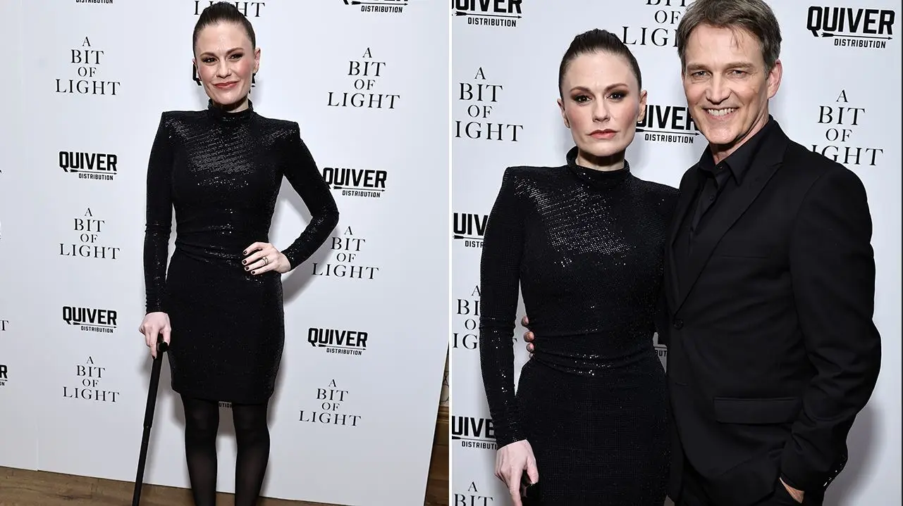 Anna Paquin walks red carpet with a cane as health problems cause mobility issues: 'Hasn't been easy'
