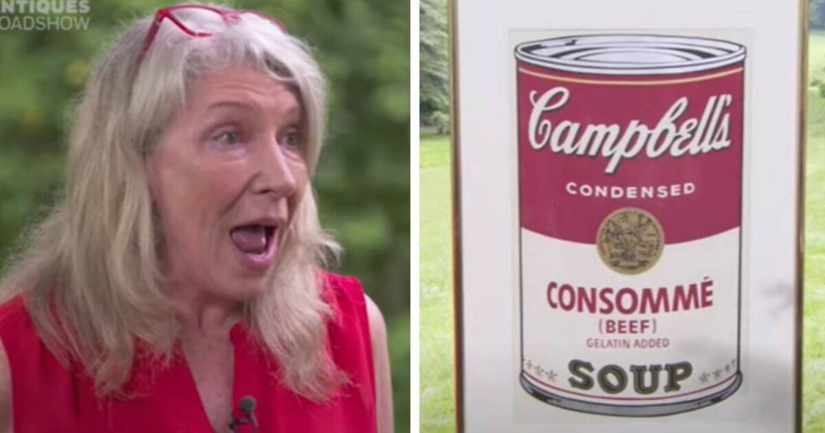 Antiques Roadshow guest given five-figure Warhol art by ex-husband days before he left