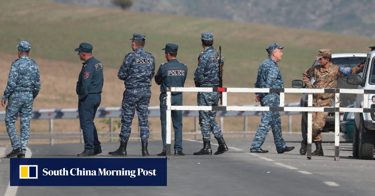 Armenia, Azerbaijan begin marking border as foes normalise ties after Nagorno-Karabakh conflict