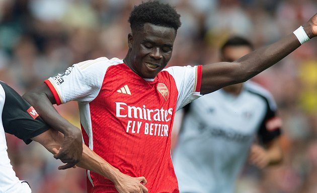 Arsenal attacker Saka admits relief after victory at Tottenham