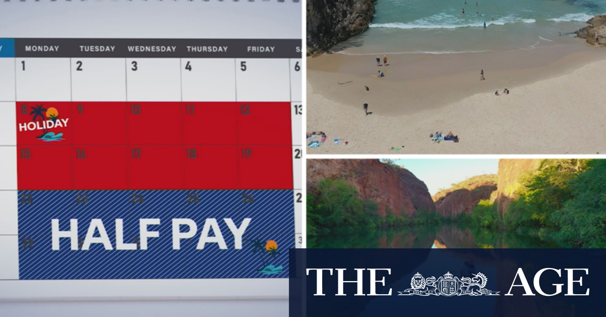 Aussie workers could double annual leave at half pay