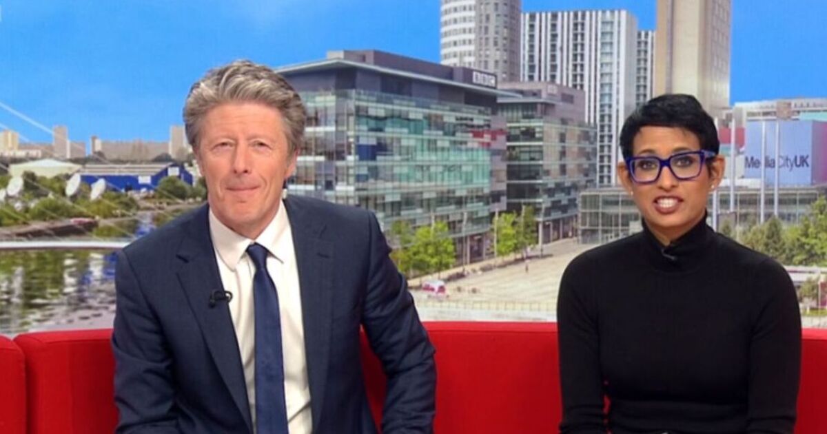 BBC Breakfast Naga Munchetty's two-word reaction as Charlie Stayt makes co-star dig