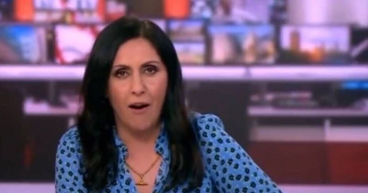 BBC News presenter Maryam Moshiri baffles viewers as she 'squawks like a bird' live on air