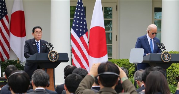 Biden, Kishida affirm importance of cross-strait peace during summit