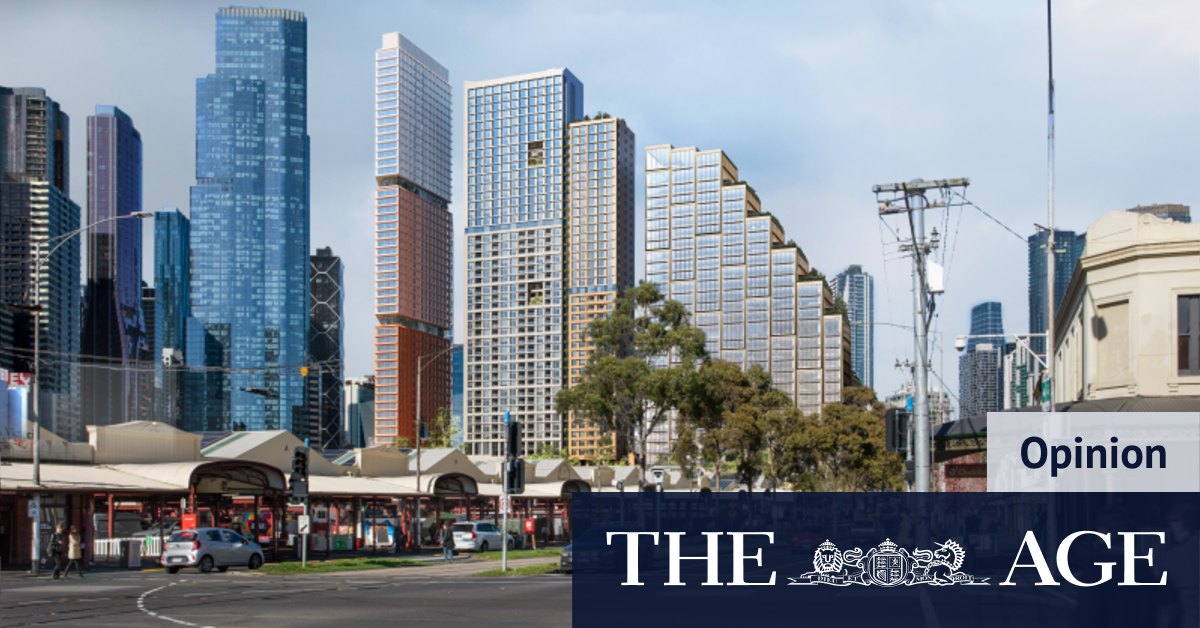 Bloated, backward and banal, Vic Market rebuild is the opposite of good planning