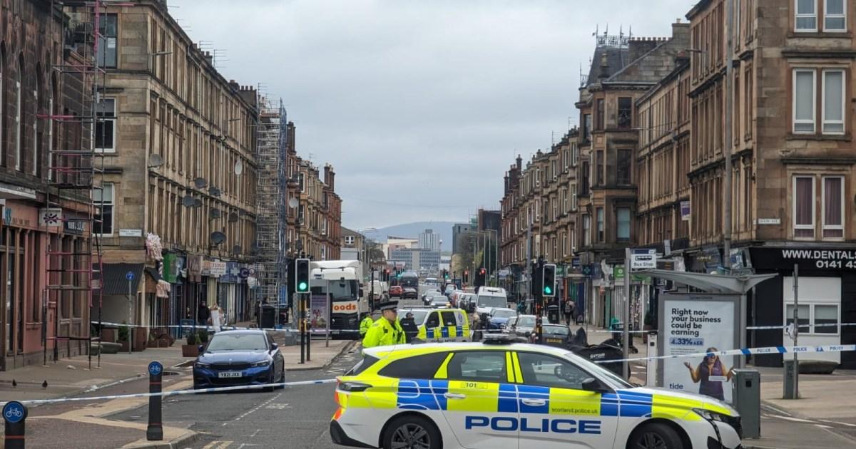 Boy, 15, arrested after death of pensioner, 70, in Glasgow