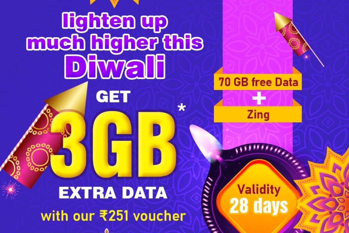 BSNL Diwali Bonanza Offer: Avail Additional 3GB Data on Rs. 251, Rs. 299, Rs. 398 Recharge Plans
