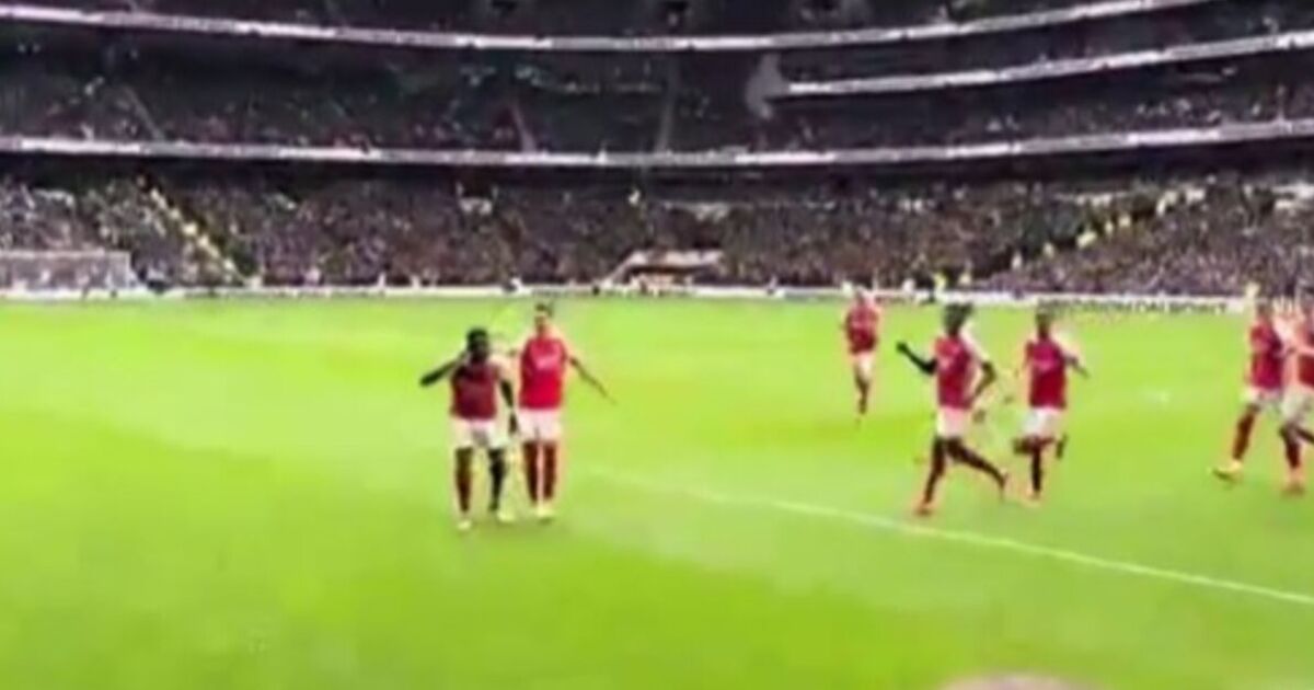 Bukayo Saka hits back at Tottenham crowd as new footage captures perfect response