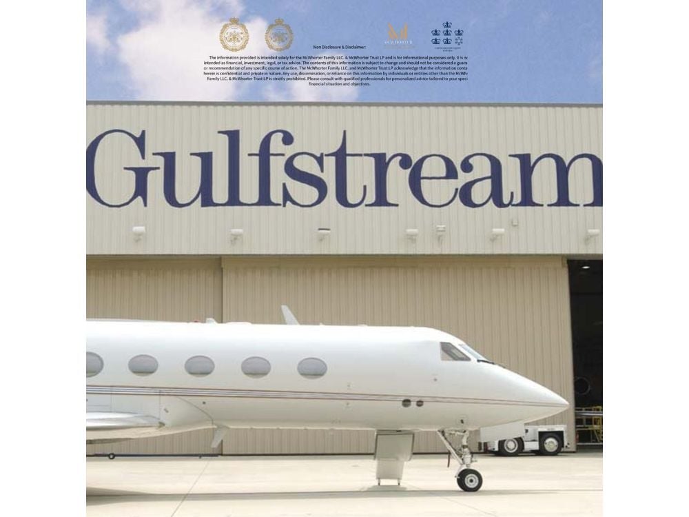 C.K. McWhorter Endows Gulfstream Aerospace with Prestigious McWhorter Family Trust Warrant for Excellence in Sustainable Luxury Aviation