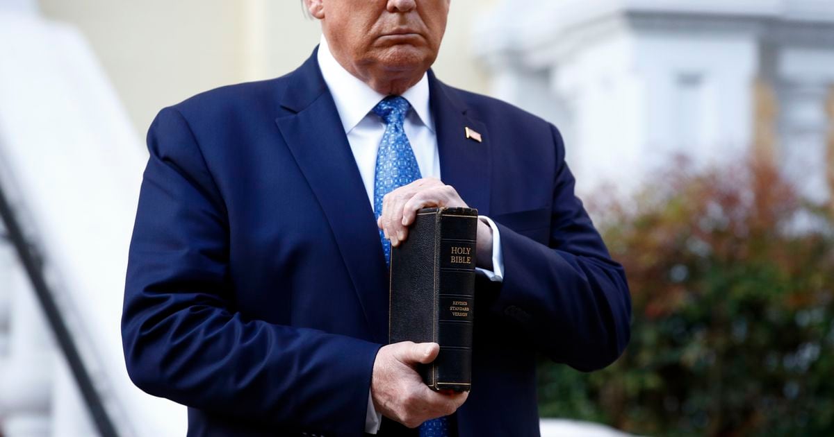 Letter: The Trump Bible is a dangerous, profit-making scheme that meshes patriotism with Christianity