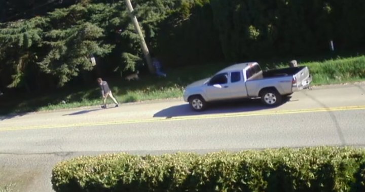 Caught on video: B.C. firefighter survives hit-and-run outside his own home