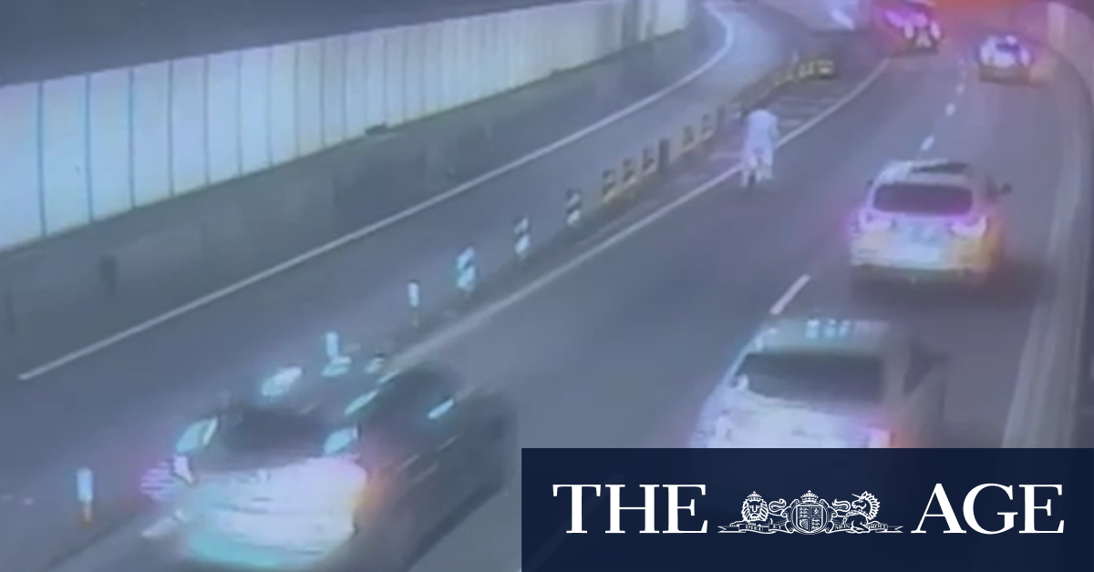 CCTV shows e-bike crash, man walk away in Eastern Distributor