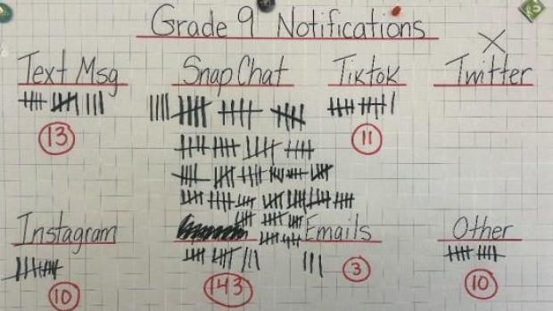 Cellphones causing 'major disruptions' in the classroom, Brockville, Ont., school warns parents