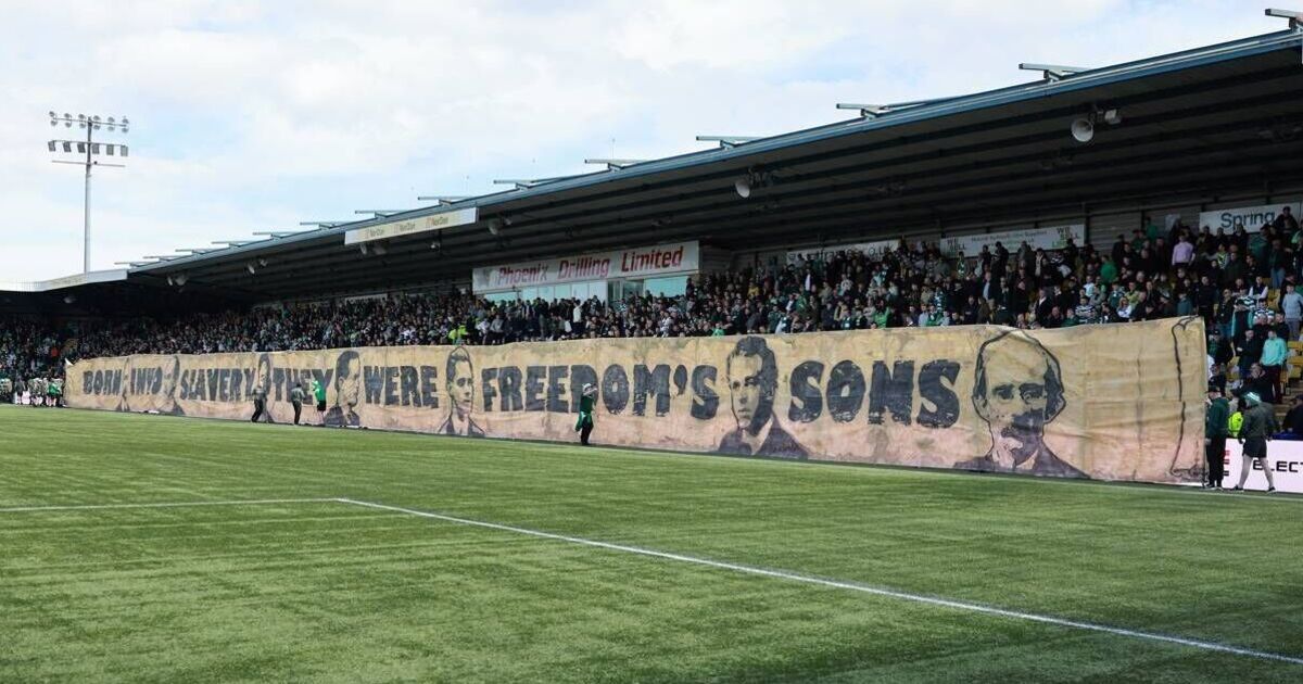 Celtic's Green Brigade spark another storm as Livingston hit out at 'unapproved' banners
