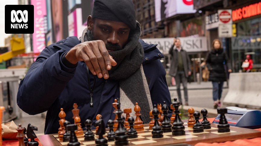 Chess champion Tunde Onakoya completes 60-hour chess marathon in world record attempt in Times Square