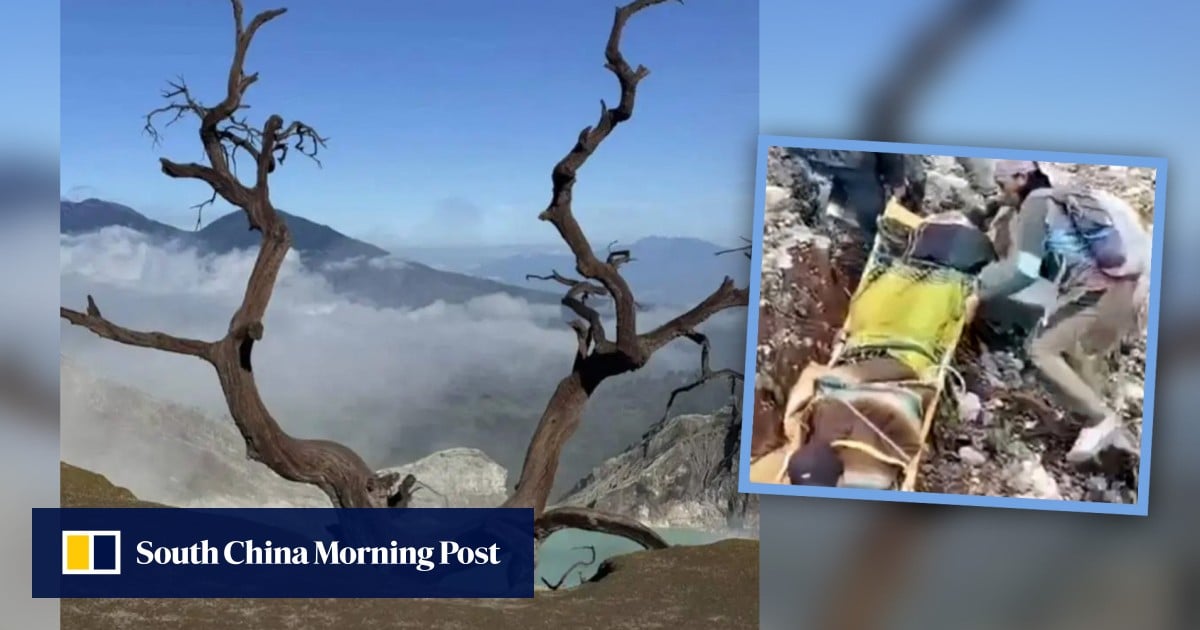 China tourist dies in plunge from cliff while posing for photo next to famous tree at Indonesia volcano