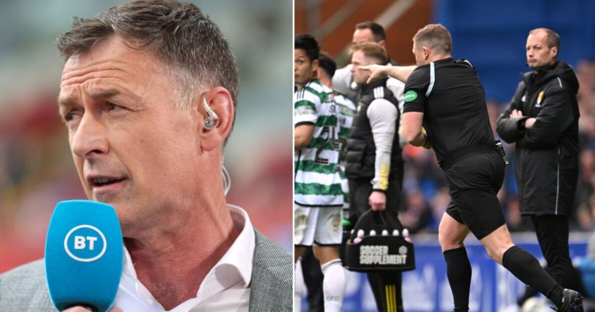Chris Sutton slams 'embarrassing' Rangers vs Celtic ref as pen given after 'cheating'