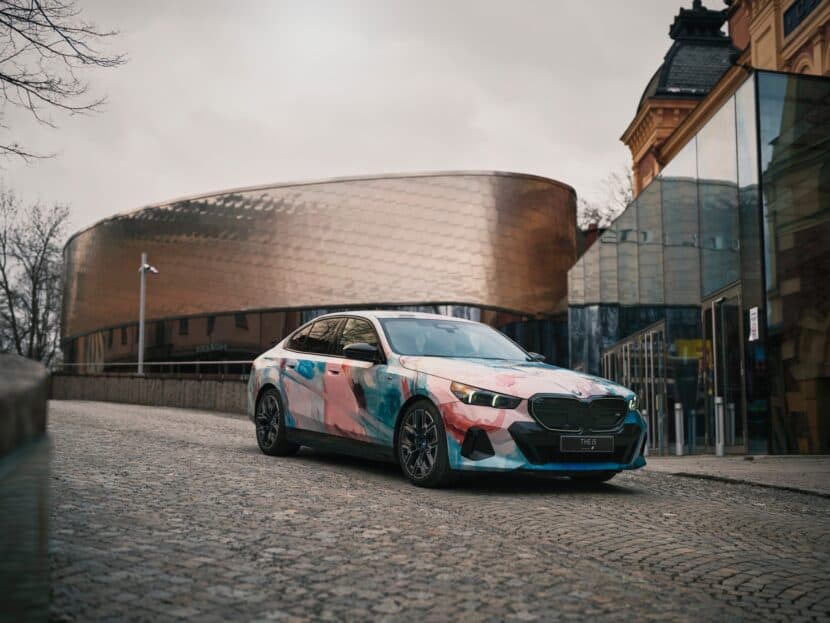 Colorful BMW i5 M60 Revealed For Market Art Fair In Sweden