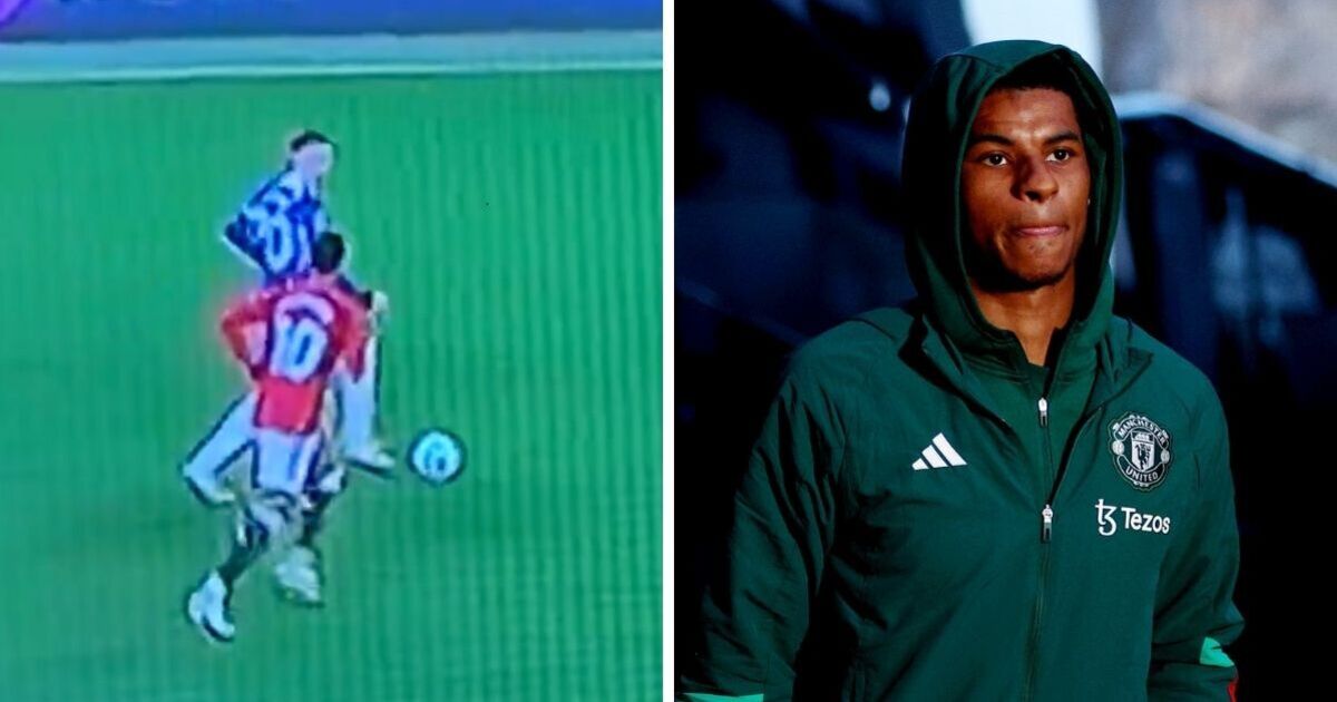 Damning Marcus Rashford footage emerges as Man Utd supporters turn on 'unacceptable' star
