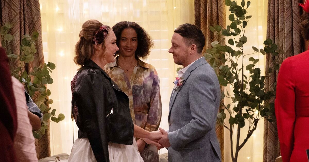 Emmerdale's Matty Barton and Amy Wyatt stars tease couple's future as they finally marry 