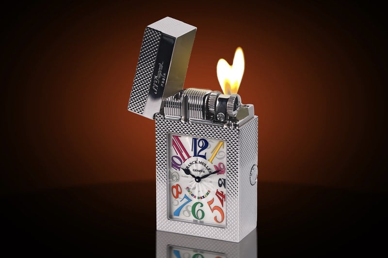 Franck Muller Links Up With S.T. Dupont for a Lighter That Doubles as a Timekeeper