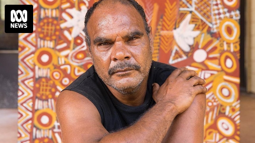 From Milikapati, Tiwi artist Johnathan 'World Peace' Bush is a voice of the old and the new