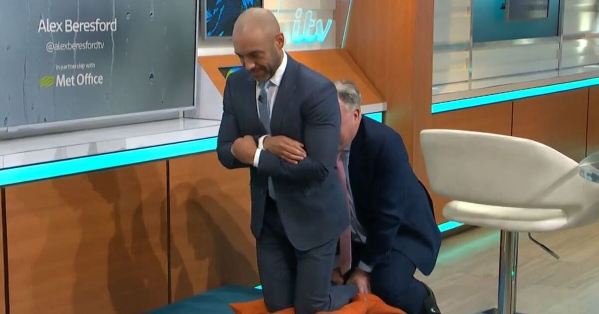 GMB's Alex Beresford told 'stick to the weather' as fitness display sparks divide