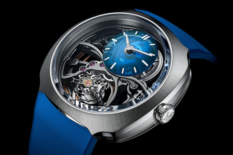 H. Moser & Cie. Taps Alpine for a Limited-Edition Streamliner Cylindrical Tourbillon Skeleton Watch