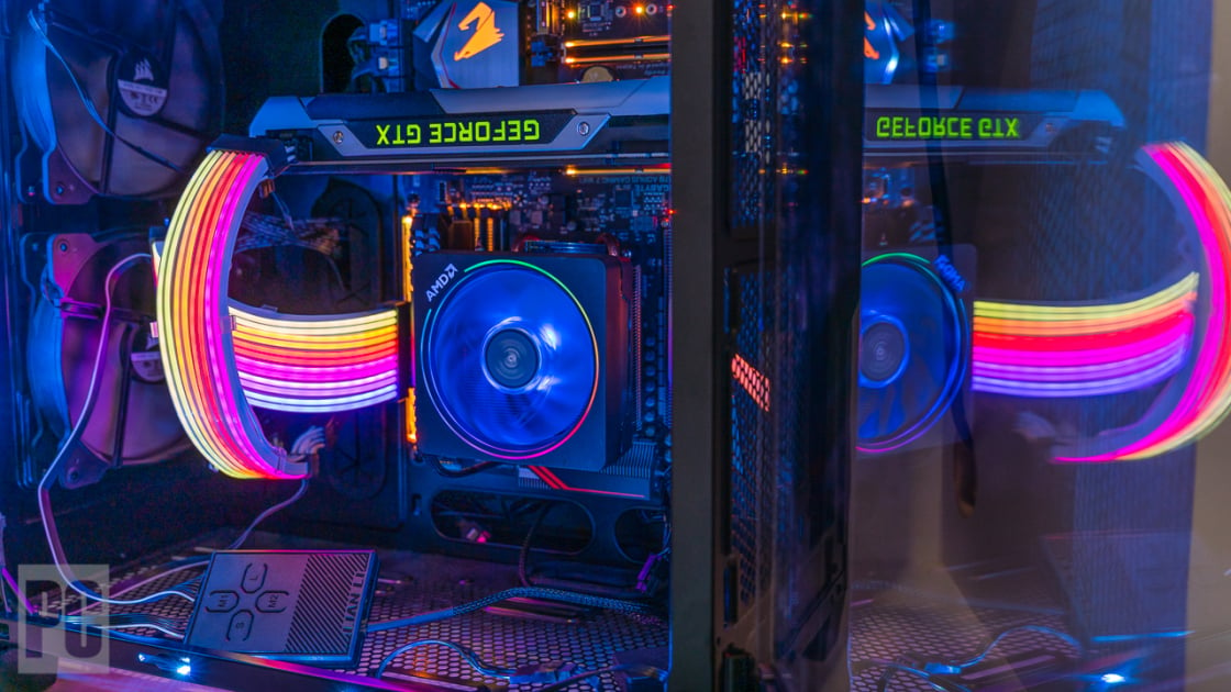 Hands On: Lian Li's Strimer Plus, an RGB Riot for Your PC's Boring Cables