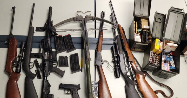 Harassment investigation leads to weapons, drug charges in Lyndhurst, Ont.