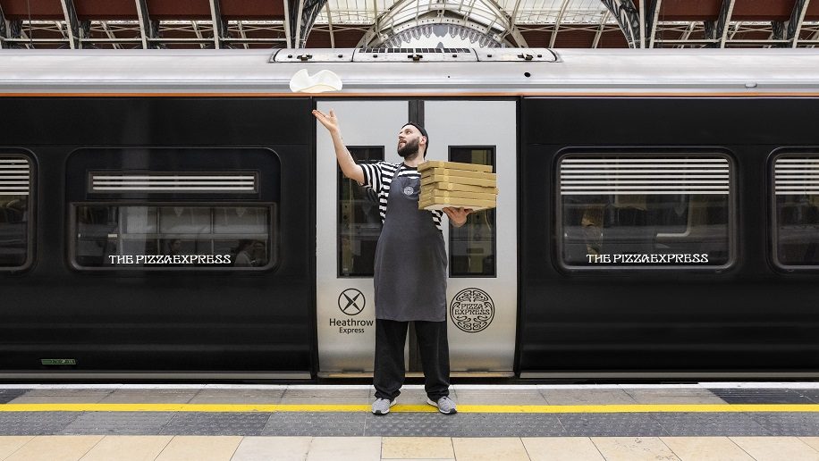 Heathrow Express partners with PizzaExpress for onboard pizzeria