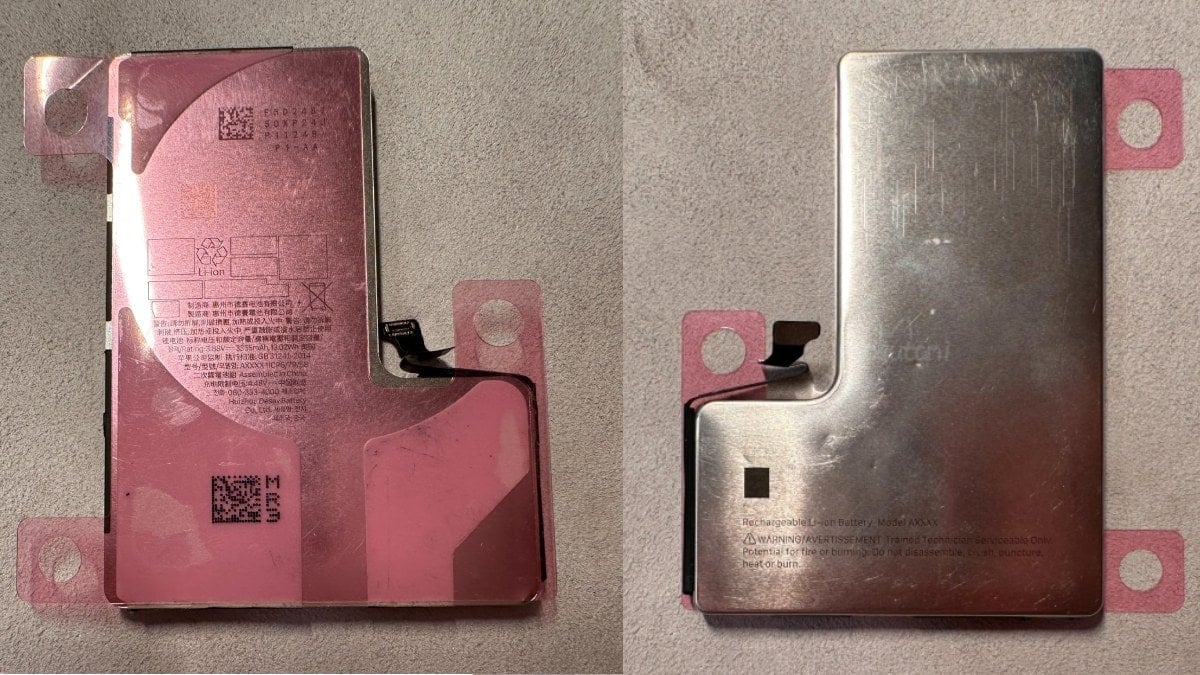 iPhone 16 Pro Battery With Metal Shell Spotted Online, Could Offer Improved Heat Dissipation