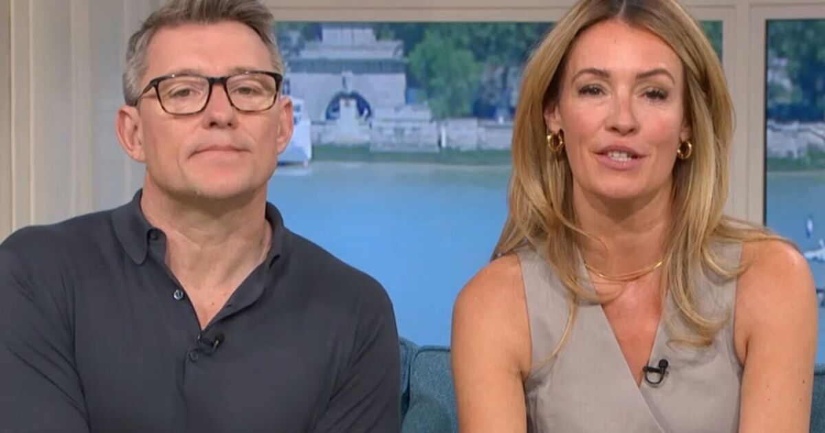  ITV This Morning's Cat Deeley says 'how rude' as Ben Shephard makes cheeky bra offer