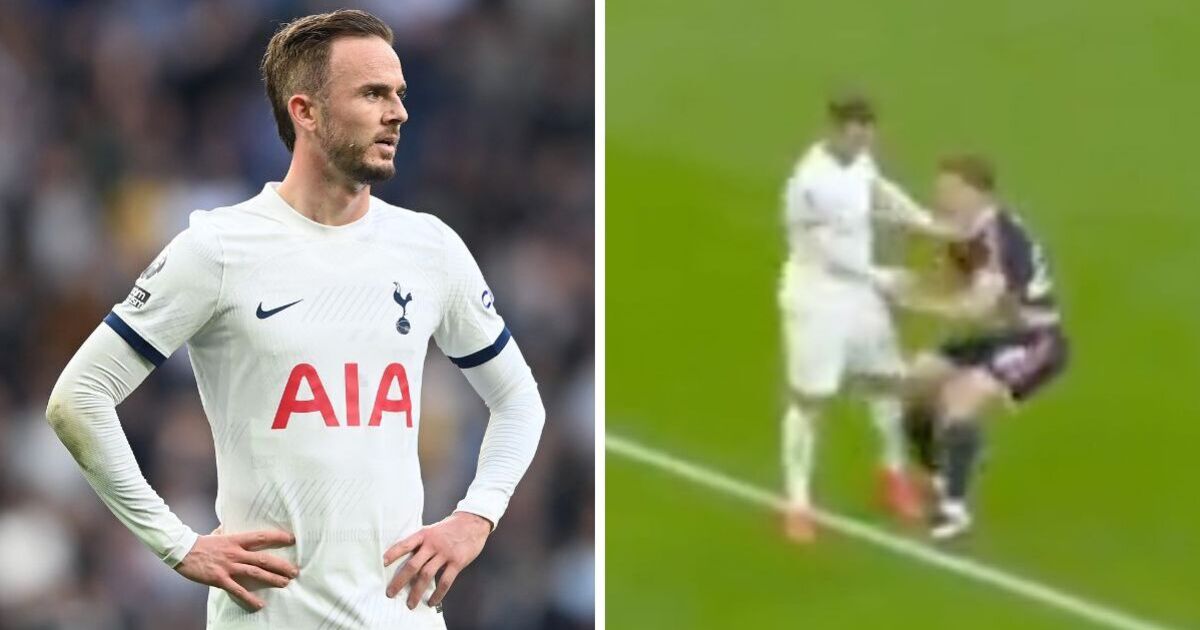 James Maddison leaves Forest fuming after VAR let Tottenham off for 'punching' rival