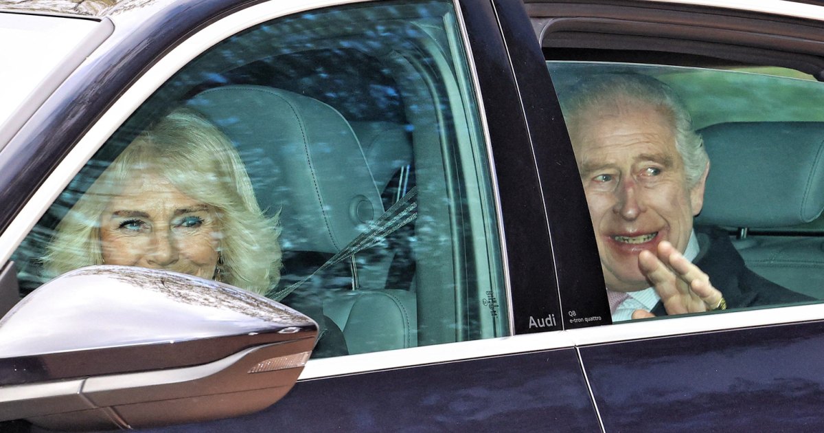 King Charles III and Queen Camilla Spotted in Car Together