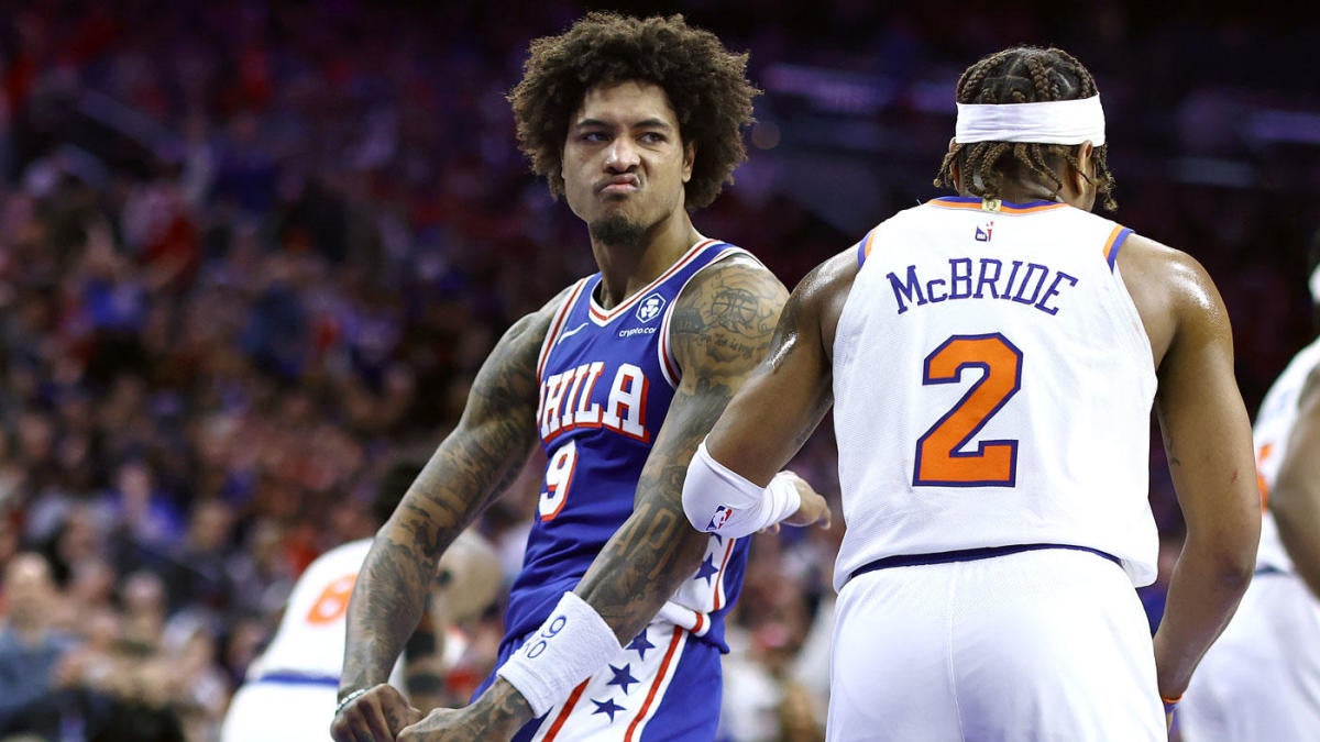 Knicks-76ers: Kelly Oubre Jr. doesn't think Joel Embiid's flagrant foul was dirty, says 'this ain't WWE' 