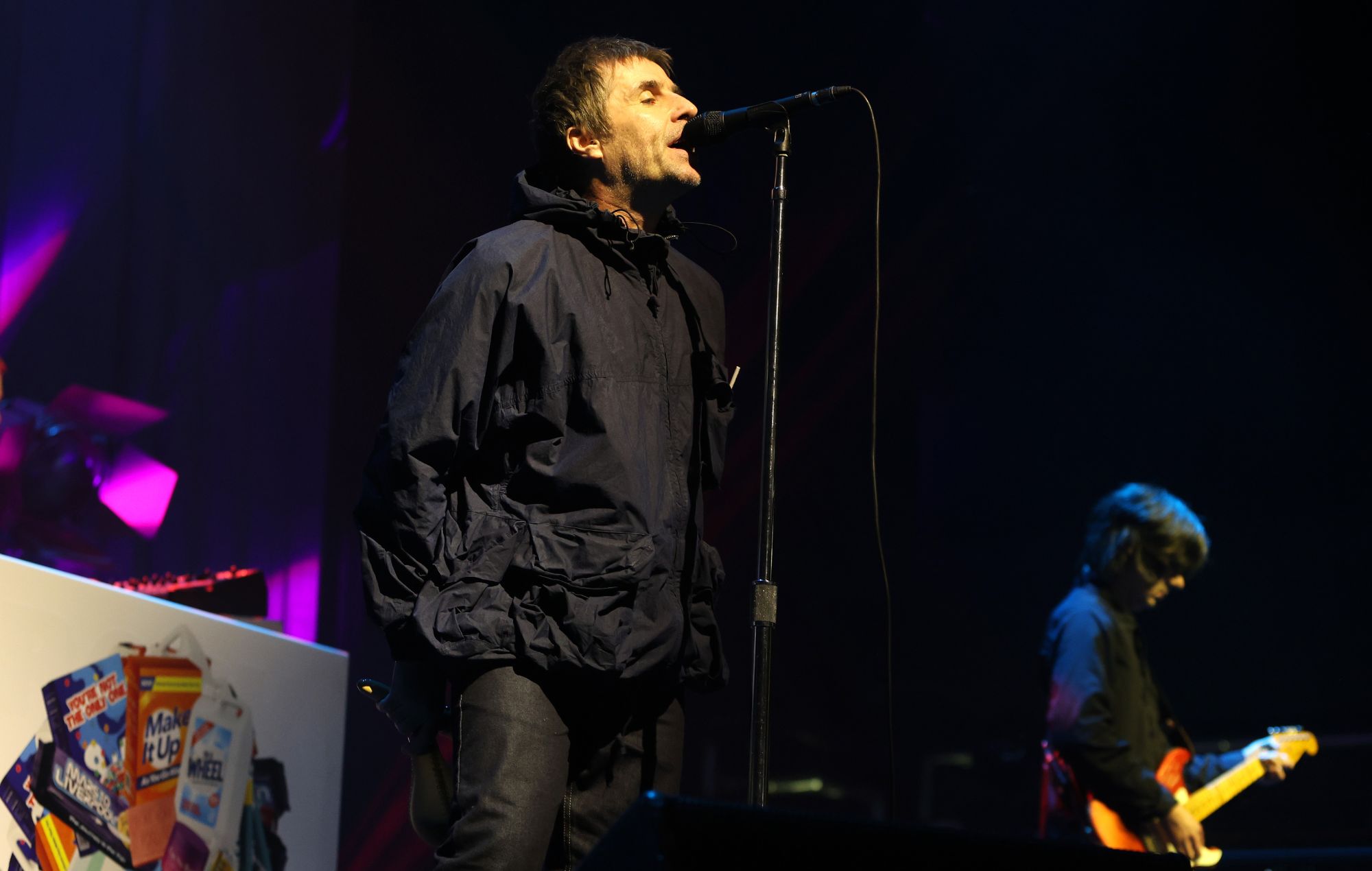Liam Gallagher defends gig length of tour with John Squire