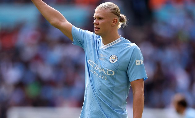 Man City star Haaland rattled after being struck by ref