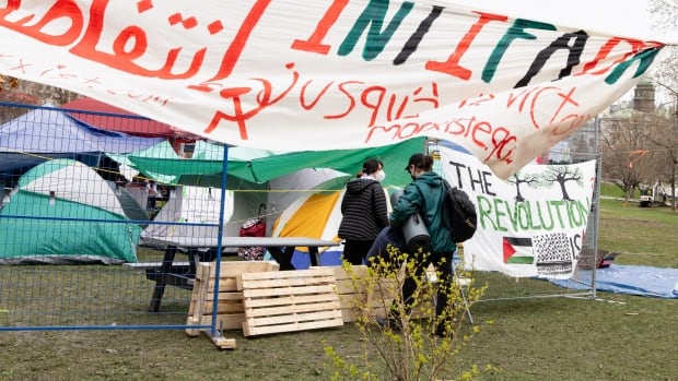McGill asks police for help as pro-Palestinian encampment enters fourth day