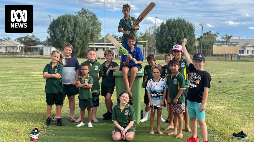 Meet the barefoot band of outback Queensland kids on a mission to start a junior cricket team