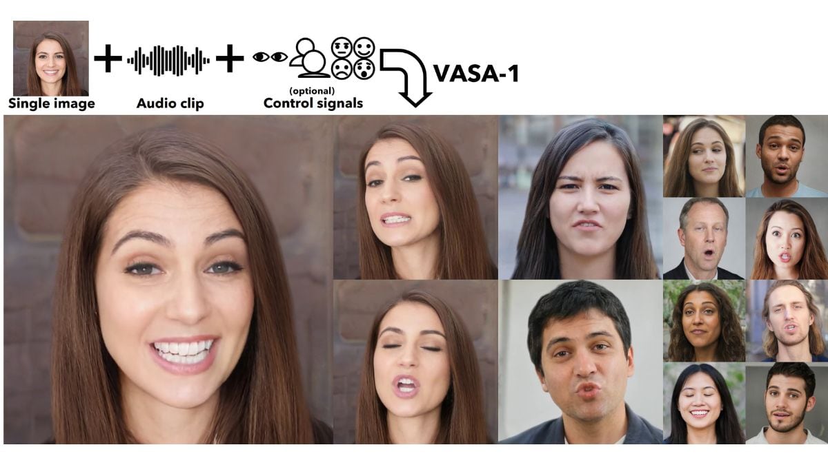 Microsoft Unveils VASA-1, an Image-to-Video AI Model That Generates Eerily Realistic Results