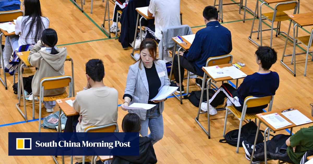 More than 45,000 Hong Kong students sit inaugural university entrance exam for citizen and social development subject